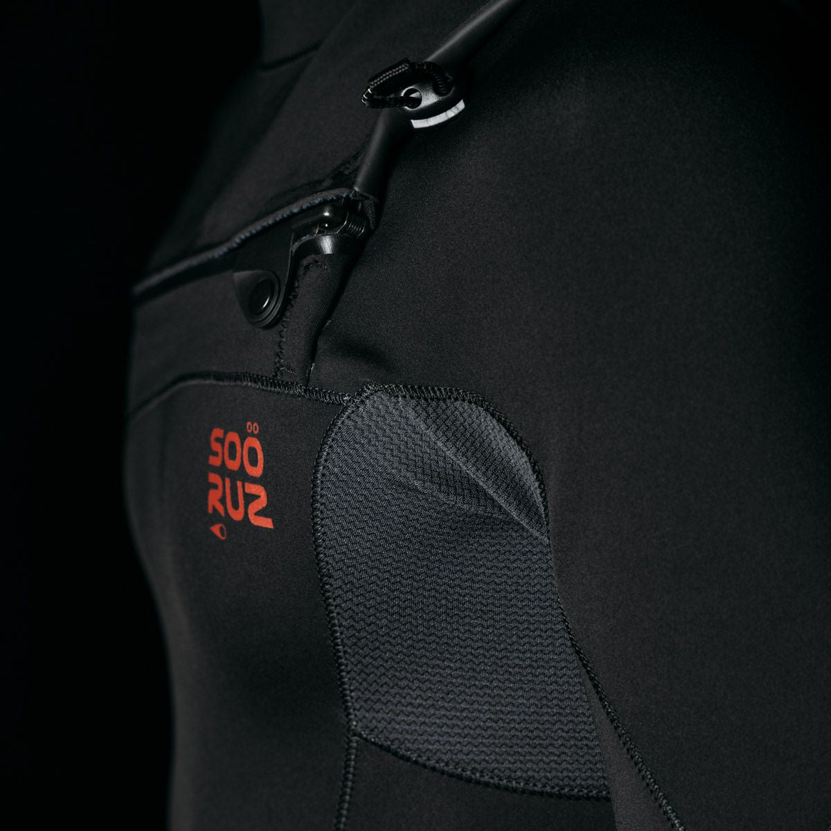 Traje de neopreno para hombre Soöruz Fighter 3 2 mm Chest Zip negro
