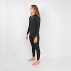 Traje de neopreno largo para mujer 4/3mm Soöruz Divine Chest Zip color negro