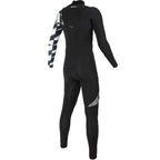 Traje de neopreno largo para niño 4/3mm Soöruz Fighter Front Zip color negro