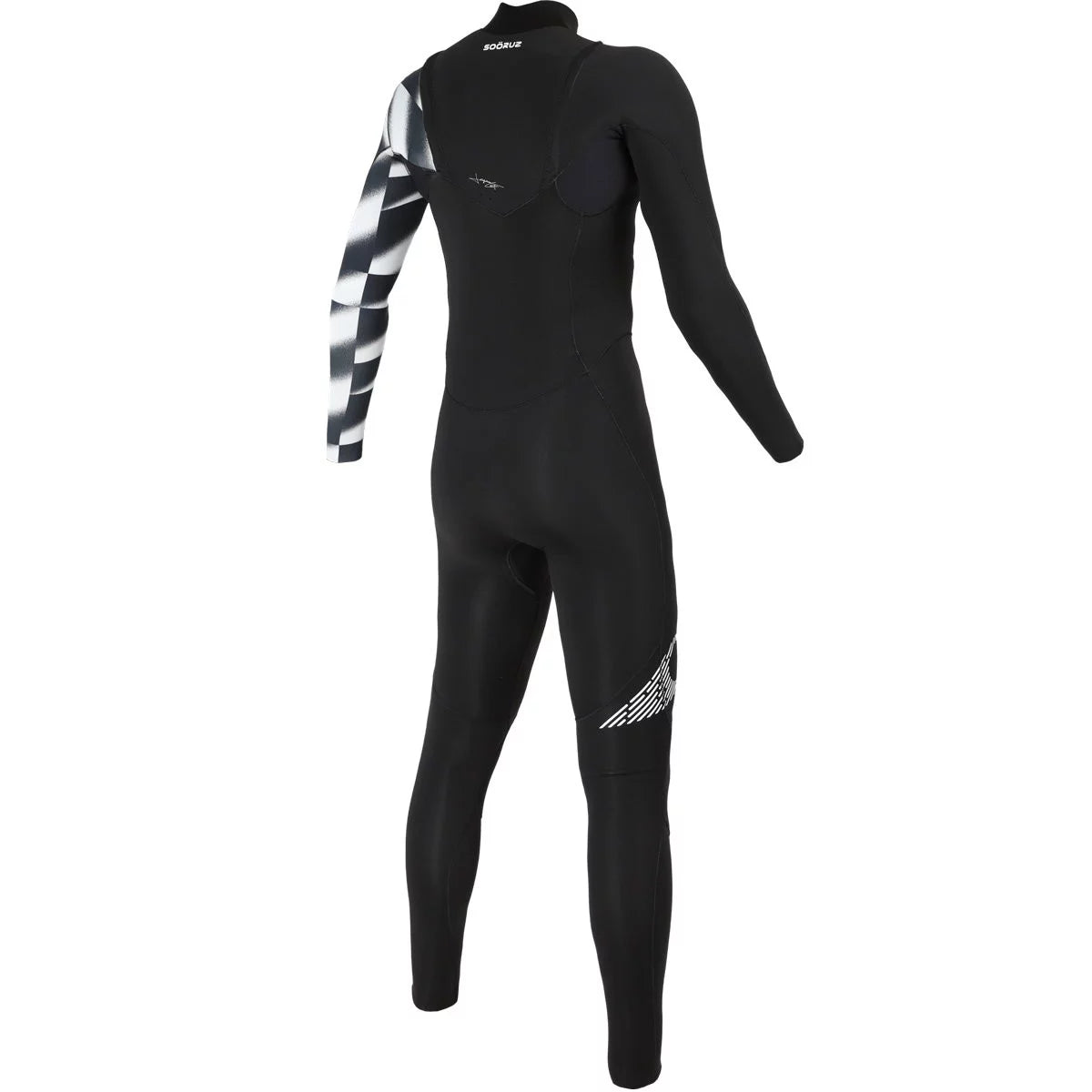Traje de neopreno largo para niño 4/3mm Soöruz Fighter Front Zip color negro