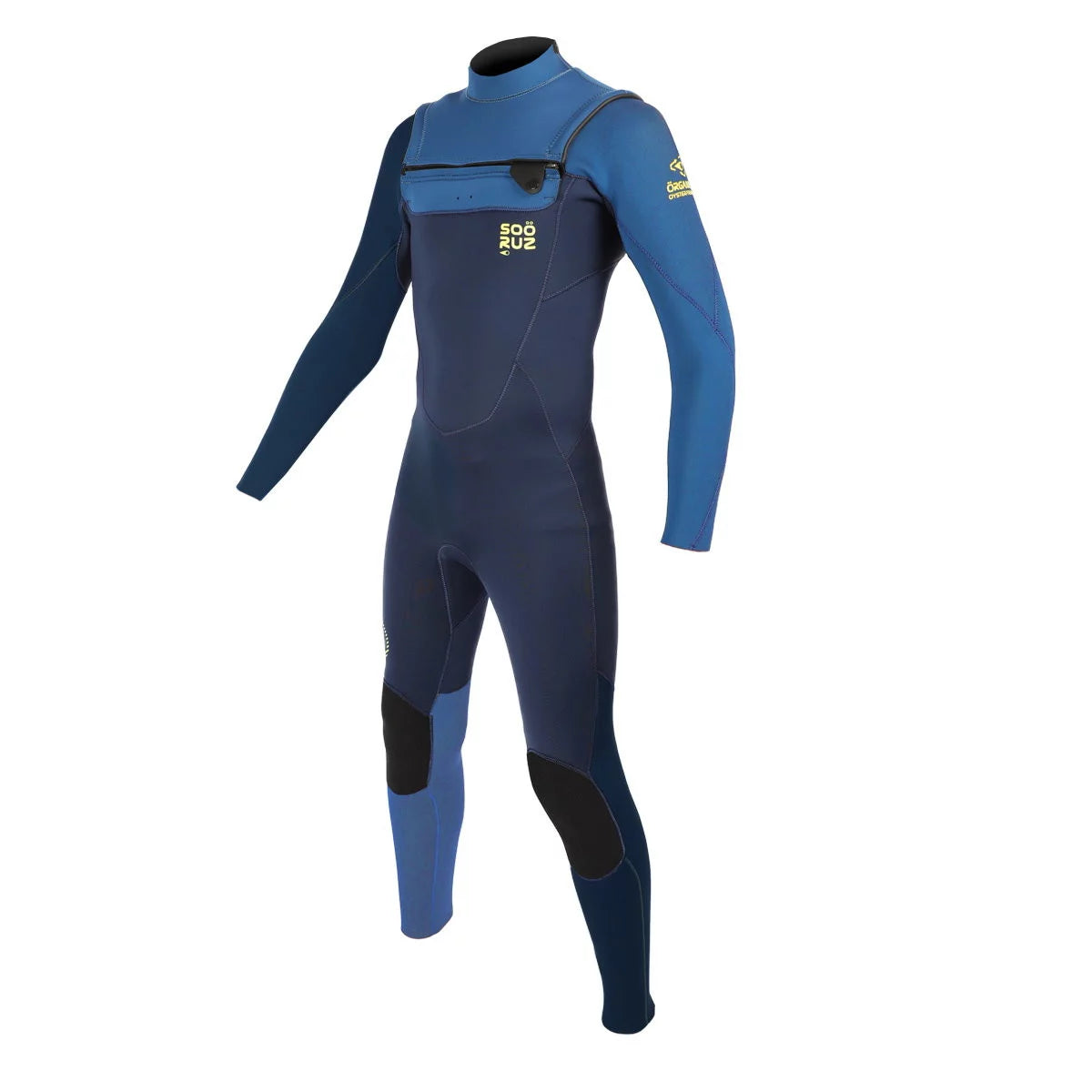 Traje de neopreno largo para niño 4/3mm Soöruz Fly Front Zip color azul marino