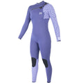 Traje de neopreno largo para mujer 4/3mm Soöruz Divine Chest Zip color violeta
