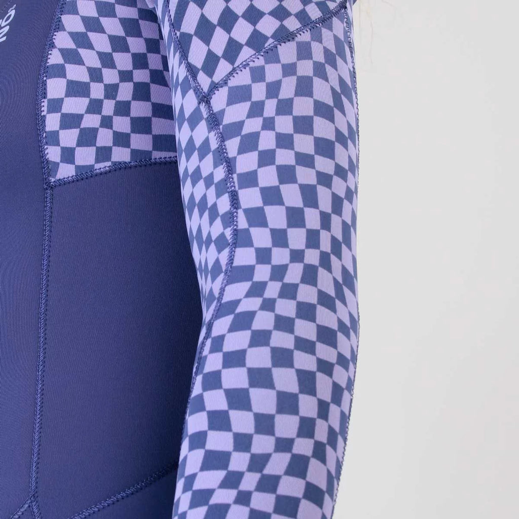 Traje de neopreno largo para mujer 4/3mm Soöruz Divine Chest Zip color violeta