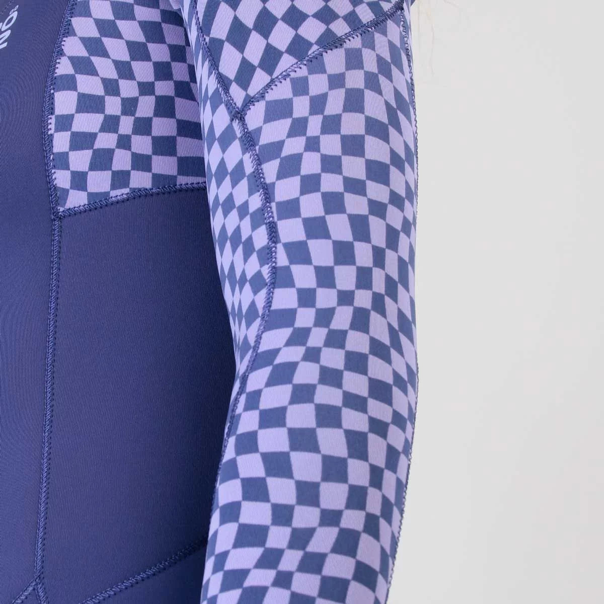 Traje de neopreno largo para mujer 4/3mm Soöruz Divine Chest Zip color violeta