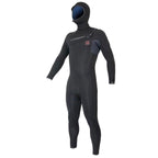 Traje de neopreno para hombre con capucha Soöruz Fighter Hood 5 4 3 mm Chest Zip negro