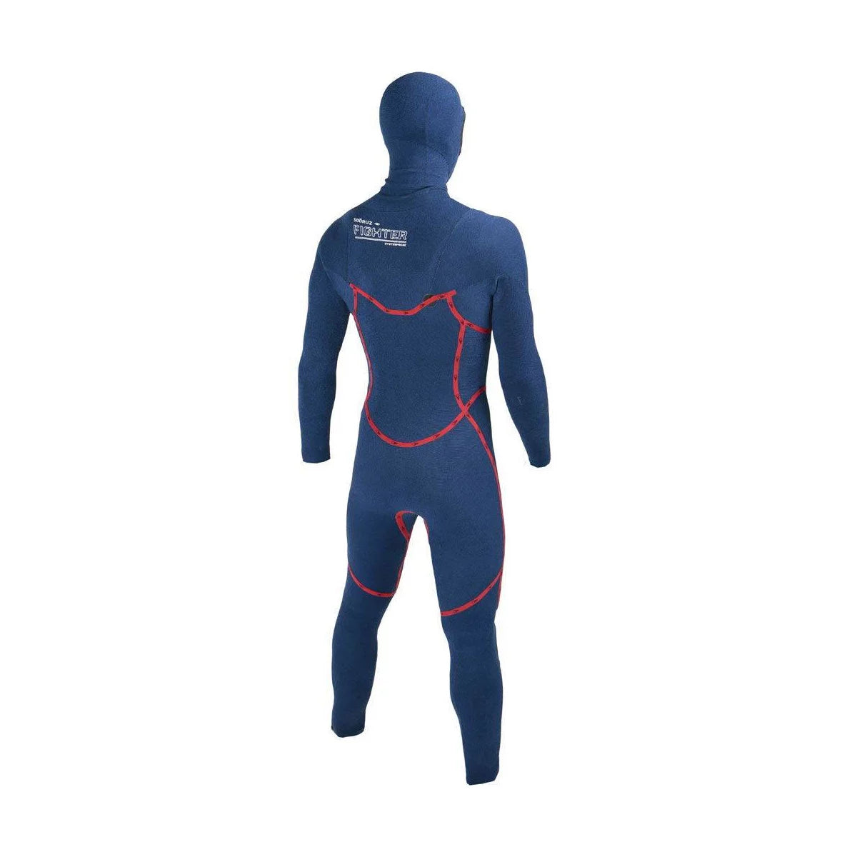 Traje de neopreno para hombre con capucha Soöruz Fighter Hood 5 4 3 mm Chest Zip negro