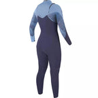 Traje de neopreno largo para mujer 4/3mm Soöruz Divine Chest Zip color azul