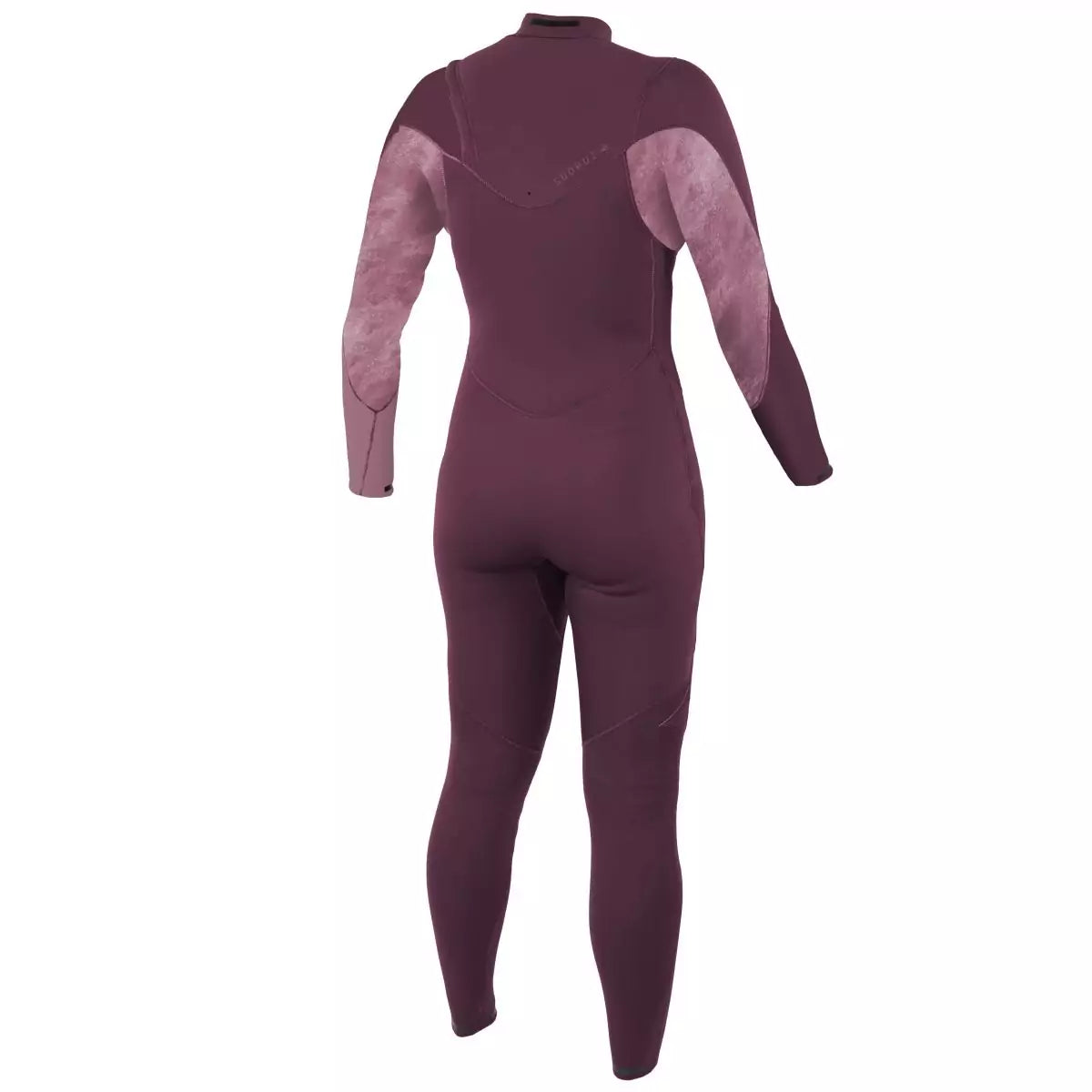 Traje de neopreno largo para mujer 4/3mm Soöruz Divine Chest Zip color rojo