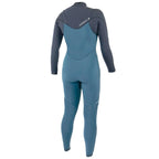 Traje de neopreno largo para mujer 4/3mm Soöruz Guru Pro Chest Zip color azul