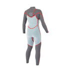 Traje de neopreno largo para mujer 4/3mm Soöruz Guru Pro Chest Zip color azul