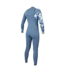 Traje de neopreno largo para mujer 4/3mm Soöruz Divine Chest Zip color azul