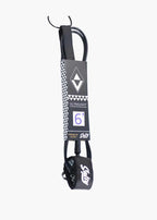 Leash de surf ultraligero Salty Ultra Light de 6 pies para tablas shortboard