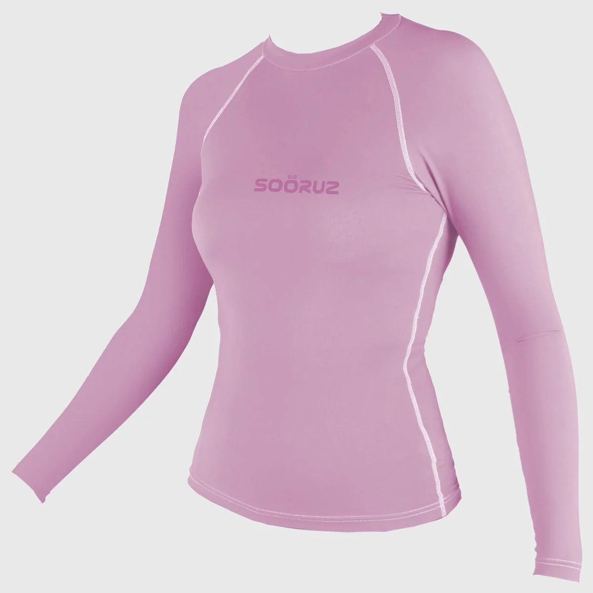 Licra de surf manga larga ceñida con protección UV para mujer Soöruz Tamaris color rosa