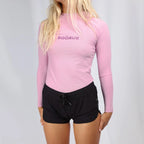 Licra de surf manga larga ceñida con protección UV para mujer Soöruz Tamaris color rosa