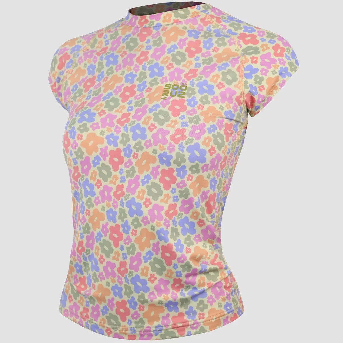 Licra de surf manga corta ceñida con protección UV para hombre Soöruz Chloris multicolor