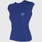 Licra de surf manga corta ceñida con protección UV para hombre Soöruz Skoaz color violeta