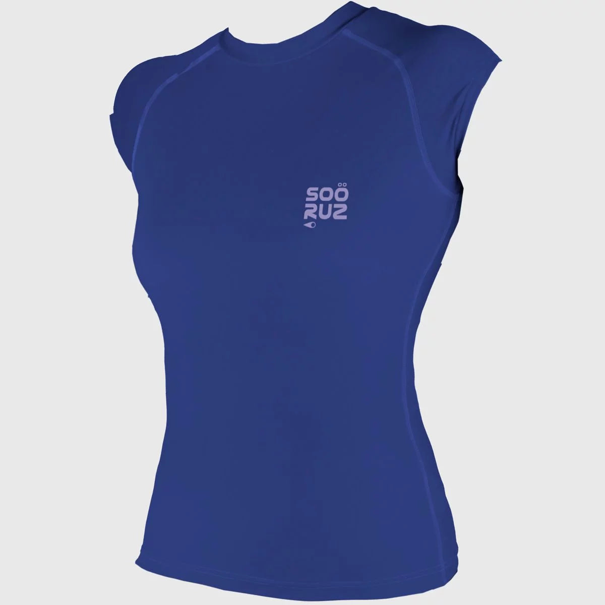 Licra de surf manga corta ceñida con protección UV para hombre Soöruz Skoaz color violeta