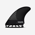 Set de quillas de surf Futures Rob Machado Blackstix 3.0 Bamboo Medium en carbono y bambú