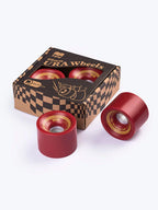Juego de 4 ruedas oficiales de surfskate YOW URA Ketchup de 66 milímetros y dureza 82A