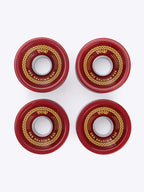 Juego de 4 ruedas oficiales de surfskate YOW URA Ketchup de 66 milímetros y dureza 82A