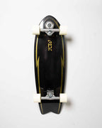 Surfskate completo YOW Pipe Black 32 pulgadas con sistema de ejes Meraki